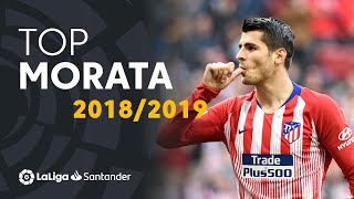 TOP Moments Álvaro Morata LaLiga Santander 20182019 [upl. by Anoval]