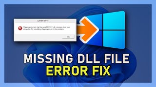 Windows 11  How To Fix Missing DLL Files Error [upl. by Adnilra]