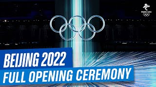 Beijing2022 Opening Ceremony  Full Replay [upl. by Eerized]