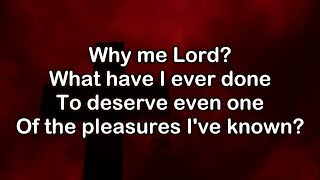 Why Me Lord Lord Help Me Jesus  Kris Kristofferson Lyrics [upl. by Dukie]