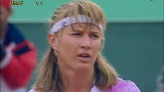 Arantxa SanchezVicario vs Steffi Graf 1991 RG Highlights [upl. by Buschi]