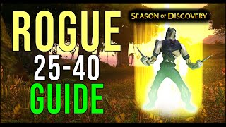 MUTILATING EVERYTHING Phase 2 Rogue 2540 Leveling Guide SoD [upl. by Gael852]