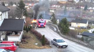 Firefighters extinguishing a car fire goes wrong [upl. by Delisle]