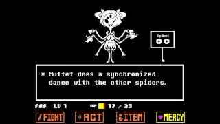 Undertale  Muffet Boss Fight [upl. by Bixler983]