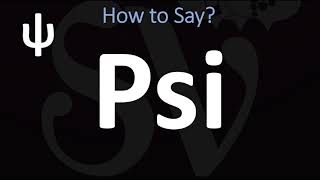 How to Pronounce Psi CORRECTLY  ψ Greek Alphabet Pronunciation [upl. by Ahsiekyt]