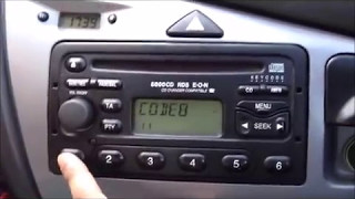 How To Unlock Ford Focus Radio Code Entering Process [upl. by Grosvenor]