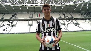 MorataDay Alvaro Moratas first day at Juventus [upl. by Mailiw]