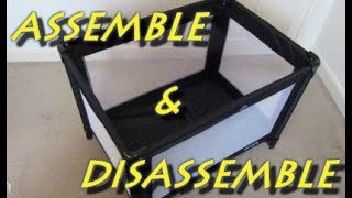 How To Assemble And Disassemble A Redkite Travel Cot [upl. by Cagle]