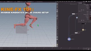 Houdini KineFX 101 Tutorial Three  Inverse Kinematics IK IK Chain Setup [upl. by Ueik]