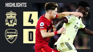 HIGHLIGHTS  Liverpool vs Arsenal 40  Premier League [upl. by Brenza798]