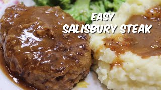 Easy Salisbury Steak Recipe  MOLCS Easy Recipes [upl. by Goodrow662]