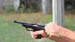 Shooting the Walther P38 pistol [upl. by Dremann518]