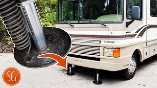 How to fix your RV leveling jack  Powergear 500082 [upl. by Ilram]