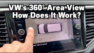 How Does It Work Volkswagens 360 Degree Overhead View Camera on Everyman Driver [upl. by Ahsinoj]