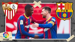 Sevilla vs Barcelona  LALIGA HIGHLIGHTS  2272021  beIN SPORTS USA [upl. by Aneg]