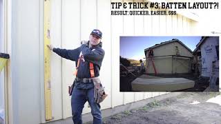 5 Tips amp Tricks Installing Board amp Batten Siding [upl. by Teryn]