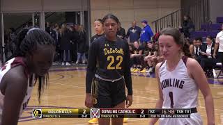 High School Girls Basketball DeLaSalle vs Dowling Catholic [upl. by Amir]