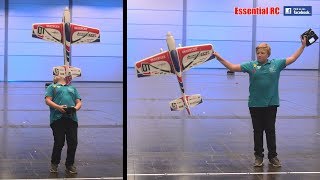 BRILLIANT ACROMASTER KID  AMAZING INDOOR RC FLYING SKILLS [upl. by Anyt]