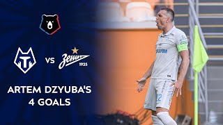 Artem Dzyubas 4 Goals Against FC Tambov  RPL 202021 [upl. by Cliff]