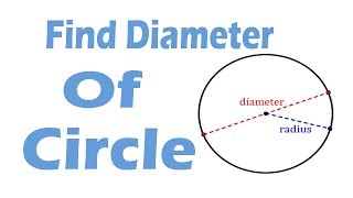 How to Find The Diameter Of A Circle [upl. by Aiva]