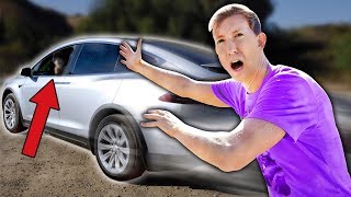 TESLA STOLEN by HACKER in HAUNTED ABANDONED TOWN Treasure Hunt Adventure Challenge [upl. by Gass160]