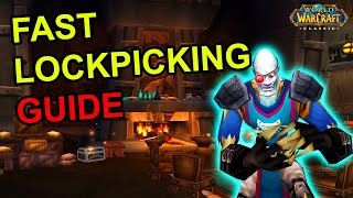 Fast 1300 Rogue Lockpicking Guide  Classic WoW [upl. by Ynnaf277]