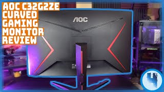 AOC C32G2ZE G Line 2nd Gen 32 Inch Gaming Monitor Unboxing and Review 2021 [upl. by Assirrec]