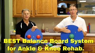 Best Balance Board System for Ankle amp Knee Rehab Strength Balance amp Proprioception [upl. by Lairret919]