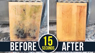 How To Remove Toxic Black Mold From Wood [upl. by Hollie32]