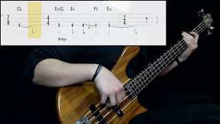 Soundgarden  Black Hole Sun Bass Cover Play Along Tabs In Video [upl. by Patton]