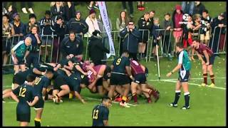 1st XV Rugby King’s College v Auckland Grammar School  SKY TV [upl. by Reggie528]