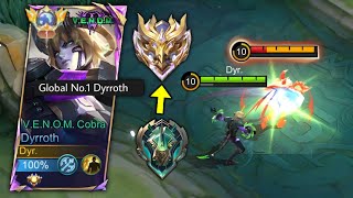 2024 NEW DYRROTH TRICK TO PUSH RANK EASY REACH MYTHICAL IMMORTAL [upl. by Salli17]