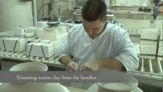 Making Royal Collection English fine bone china in StokeonTrent Staffordshire England [upl. by Ulane]