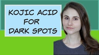 KOJIC ACID FOR DARK SPOTS amp HYPERPIGMENTATION DR DRAY [upl. by Frere]