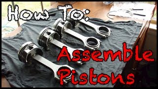 How to Assemble Pistons with Rods [upl. by Durr]