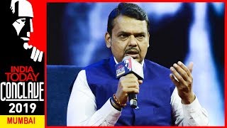 CM Devendra Fadnavis Talks About PM Post Family Life And Shiv Sena At  ConclaveMumbai19 [upl. by Trina]