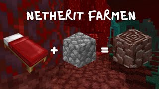 NETHERITE FARM bauen in Minecraft Meinecrafter Schnell und einfach Antickenschutt bekommen 116 [upl. by Gerek248]