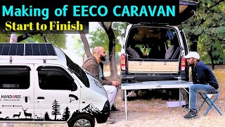 Maruti EECO converted to budget Caravan  Start to Finish [upl. by Dan]