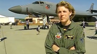 B1 Lancer Bomber Tour and Demonstration [upl. by Einnim143]