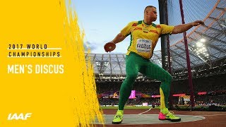 Mens Discus Final  IAAF World Championships London 2017 [upl. by Lorrad403]