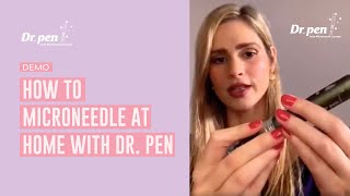 How to Microneedle at Home with the Dr Pen M8 [upl. by Reine]