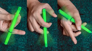 3 EASY VISUAL Pen Spinning Tricks  TUTORIAL [upl. by Inavoj683]