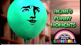 The Amazing World Of Gumball  Alans Funny Moments [upl. by Turmel929]