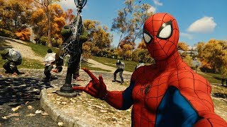 SpiderMan PS4  Patrolling Central Park In Style  Combat amp Fighting Gameplay  Vol8 [upl. by High]