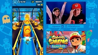 SUBWAY SURFERS Buenos Aires  Reto de móvil con Aby [upl. by Alroi]