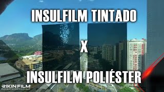 Saiba a Diferença entre Insulfilm Tintado e o de Poliéster [upl. by Ymmat679]