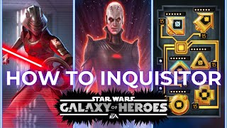 How to Zeta Mod Omicron amp Use Inquisitors in SWGOH [upl. by Aleydis]