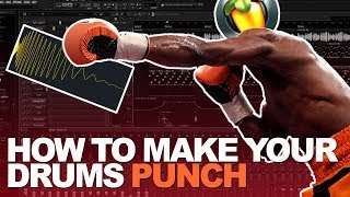 How To Make Your Drums PUNCH HARD  FL Studio Tutorial [upl. by Ave]