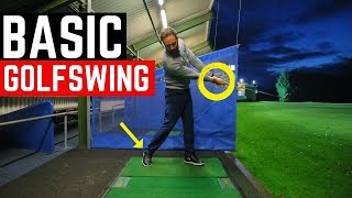 THE MOST BASIC GOLF SWING IN SLOW MOTION [upl. by Alexandre]