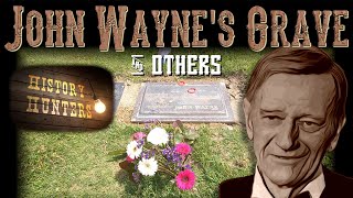 John Waynes Grave at Pacific View Memorial Park [upl. by Elrebma897]